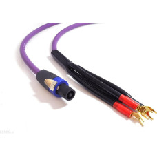 Melodika Kabel Melodika Widły - Speakon 8m fioletowy