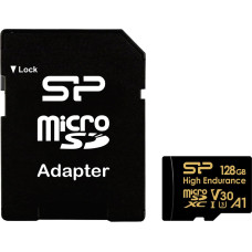 Silicon Power mälukaart microSDXC 128GB High Endurance + adapter