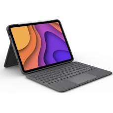 Logitech Etui z klawiatura do iPada - 4. generacji - LOGITECH - FOLIO TOUCH IPAD AIR - Szary