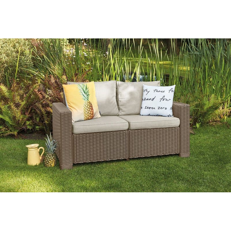 Keter Darza divans divvietigs California 2 Seater Sofa bess 8711245158600
