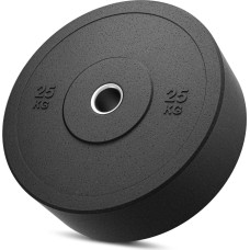Marbo Sport ar gumiju pārklāts olimpiskais disks 25 kg MW-Bumper-25KG 1 gab.