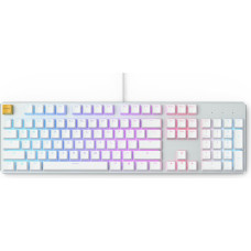 Glorious Klawiatura Glorious GMMK White Ice Edition Gateron Brown (GLO-GMMK-FS-BRN-W)