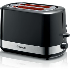 Bosch TAT6A513 toaster 2 slice(s) 800 W Black, Stainless steel