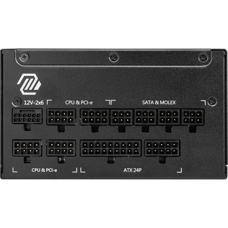 MSI MAG A1000GL PCIE5 II power supply unit 1000 W 24-pin ATX ATX Black