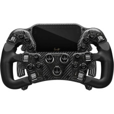 Asetek SimSports Invicta Formula Lenkrad, 4,3-Zoll-LCD, USB-C - Black on Black Edition