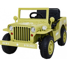 Ramiz Auto na akumulator Retro Wojskowy Beżowy