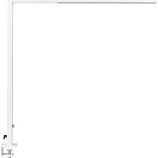 Beliani Lampka biurkowa Beliani Lampa biurkowa zaciskowa LED metalowa biała VOLANS