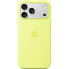 Apple iPhone 17 Pro Max Silicone Case with MagSafe - Neon Yellow