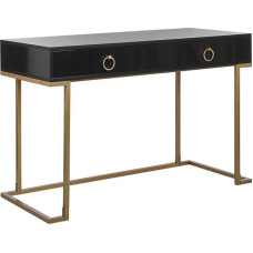 Beliani Biurko Beliani Westport Czarne 115 cm x 50 cm