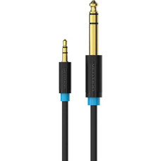 Vention Audio Cable TRS 3.5mm to 6.35mm Vention BABBI 3m, Black