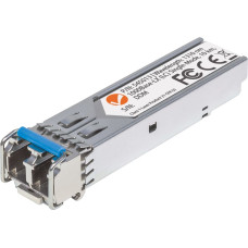 Intellinet Transceiver Module Optical, Gigabit Fiber SFP, 1000Base-Lx (LC) Single-Mode Port, 10km, MSA Compliant, Equivalent to Cisco GLC-LH-SM, Fibre, Three Year Warranty