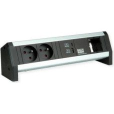 Bachmann DESK 2xUTE 1xUSB A&C 22W 1xCM GST18