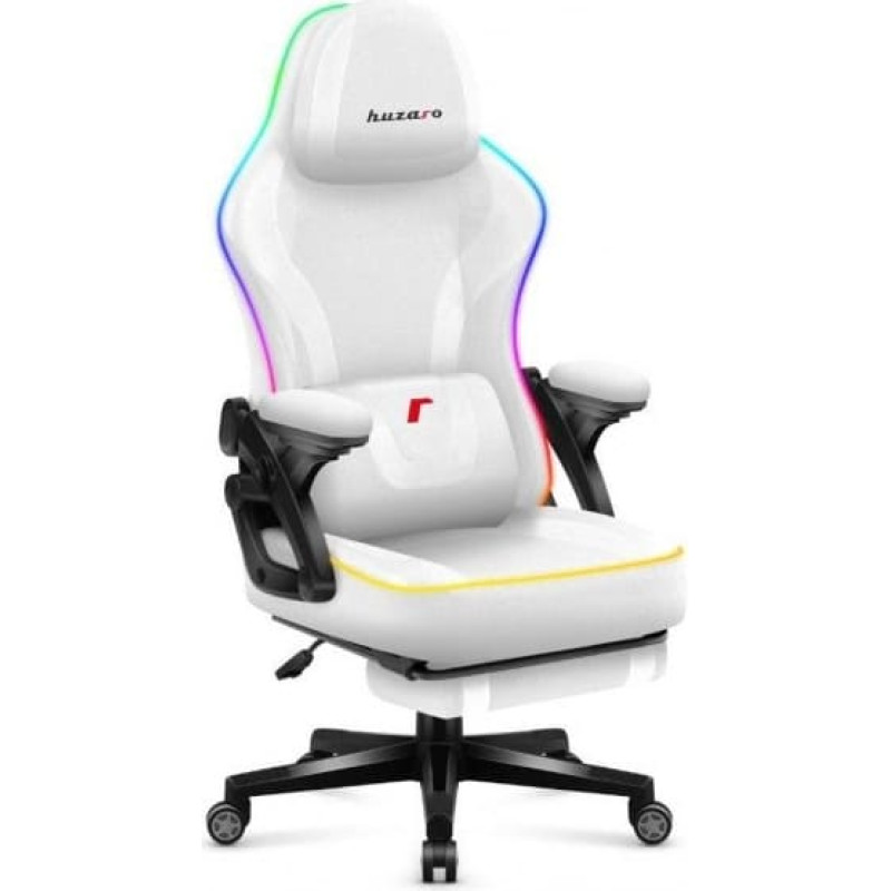 Huzaro RGB White Mesh gaming chair
