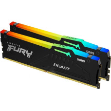 Kingston Fury Pamięć Kingston Fury Beast RGB, DDR5, 16 GB, 6000MHz, CL30 (KF560C30BBAK2-16)