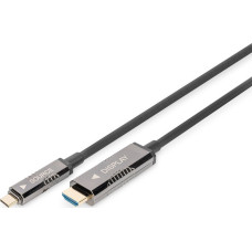 Digitus Kabel USB Digitus USB-C - HDMI 15 m Czarny (AK-330150-150-S)