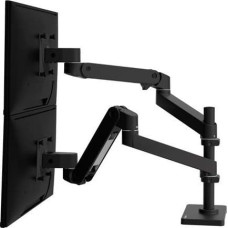 Ergotron LX PRO ARM DUAL DISPLAY STACKING black