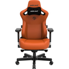 Anda Seat Fotel gamingowy skórzany Anda Seat Kaiser 3 XL pomarańczowy obrotowy