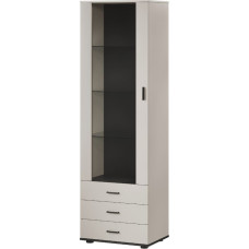Cama Meble Cama S1 SOHO display cabinet 60x41x192 cashmere + black