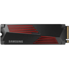 Samsung SSD|SAMSUNG|990 PRO with Heatsink|1TB|M.2|PCIE|NVMe|MLC|Write speed 6900 MBytes/sec|Read speed 7450 MBytes/sec|2.3mm|TBW 600 TB|MTBF 1500000 hours|MZ-V9P1T0CW