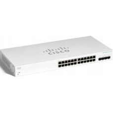 Cisco CBS220-24T-4X-EU-RF łącza sieciowe Zarządzany L2 Gigabit Ethernet (10/100/1000) Biały