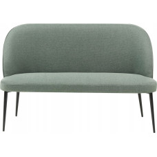 Beliani Ławka tapicerowana 2-osobowa jasnozielona OSBY