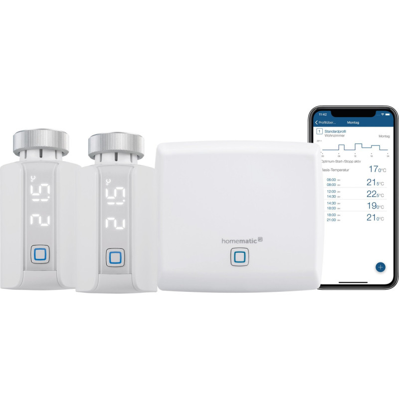 Homematic Ip Homematic IP Access Point + 2x Heizkörperthermostat Evo