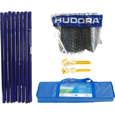 Hudora Słupki + siatka do siatkówki i badmintona (76535)