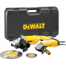 Dewalt .ANGLE GRINDER SET 230+125mm (DWE492+DWE4207) +DISCS DT3711, DT3731 CASE