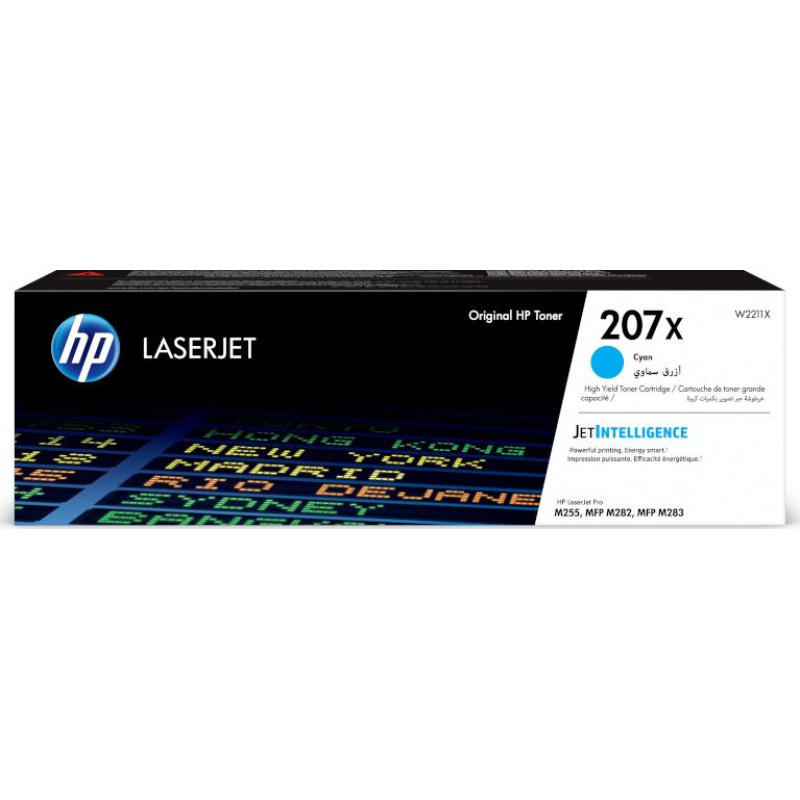 HP 207X LaserJet Toner Cartridge 3150 Pages Cyan W2211X