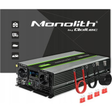 Qoltec Przetwornica Qoltec Przetwornica napięcia Qoltec Monolith | 3000W | 6000W | 24V na 230V | Czysty Sinus | LCD