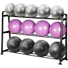 HMS Komplekts SET OF 13 GYM BALLS YB02 + STR43 RACK HMS