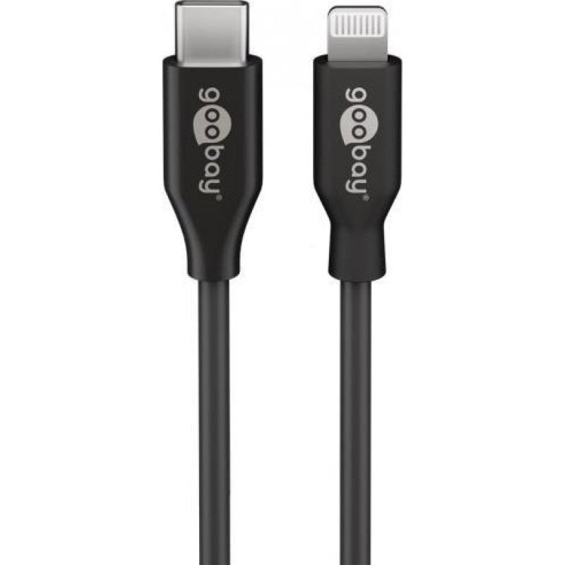 Goobay Kabel USB Goobay USB-C - Lightning 2 m Czarny (39447)