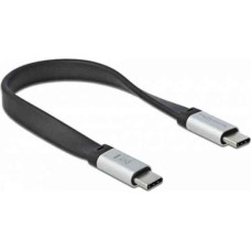 Delock Kabel USB Delock USB-C - USB-C 0.22 m Czarno-żółty (85926)
