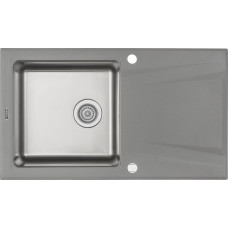 Deante Zlewozmywak Deante . PRIME SZARY METALIK GRANITO-STAL 860x500x220 3,5