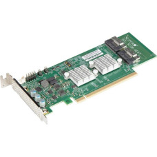 Supermicro Kontroler SuperMicro PCIe 4.0 x16 - 2x Slim-SAS (AOC-SLG4-4E4T-O)