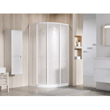 Ravak Dušo kabina RAVAK Supernova SKCP4-80 baltas + plastikas Pearl, 3114O10211