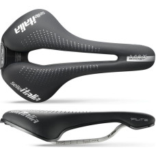 Selle Italia Siodło SELLE ITALIA MAX FLITE BOOST GEL SUPERFLOW L (id match - L3) TI 316 Tube 7, fibra-tek, czarne (NEW)