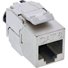 Inline 24pcs. Bulk-Pack InLine® Keystone RJ45 jack slim, SNAP-In, Cat.8.1, integrated cable tie