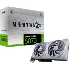 MSI Karta graficzna MSI GeForce RTX 5070 Ventus 2X OC White 12GB GDDR7