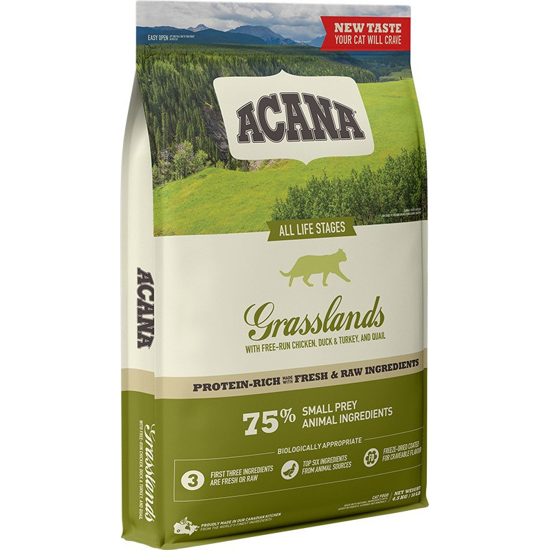 Acana Grasslands Cat - dry cat food - 4,5 kg