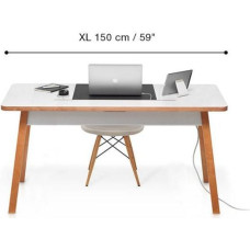 Bluelounge Biurko BlueLounge StudioDesk XL Białe 150 cm x 70 cm
