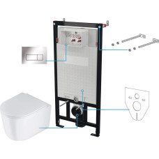 Deante Zestaw WC podtynkowy 6 w 1