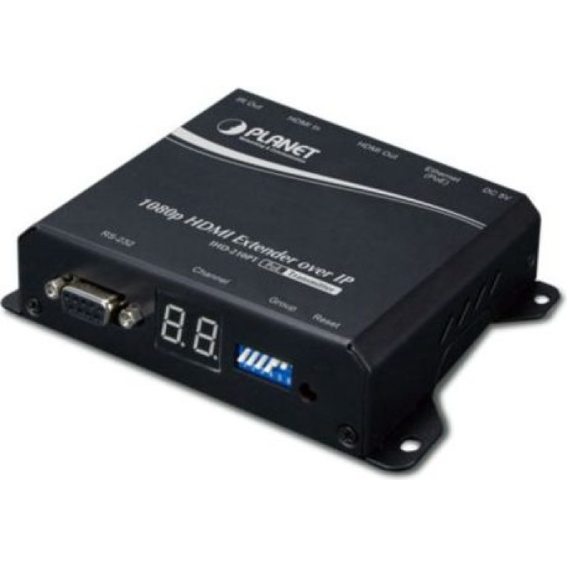 Planet PLANET TRANSMITER IHD-210PT EXTENDER OVER IP (1-PORT POE 100BASE-TX) - IHD-210PT