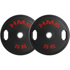 HMS TOG25 2 x 25 KG TALERZ OLIMPIJSKI OGUMOWANY 2 x 25 KG HMS