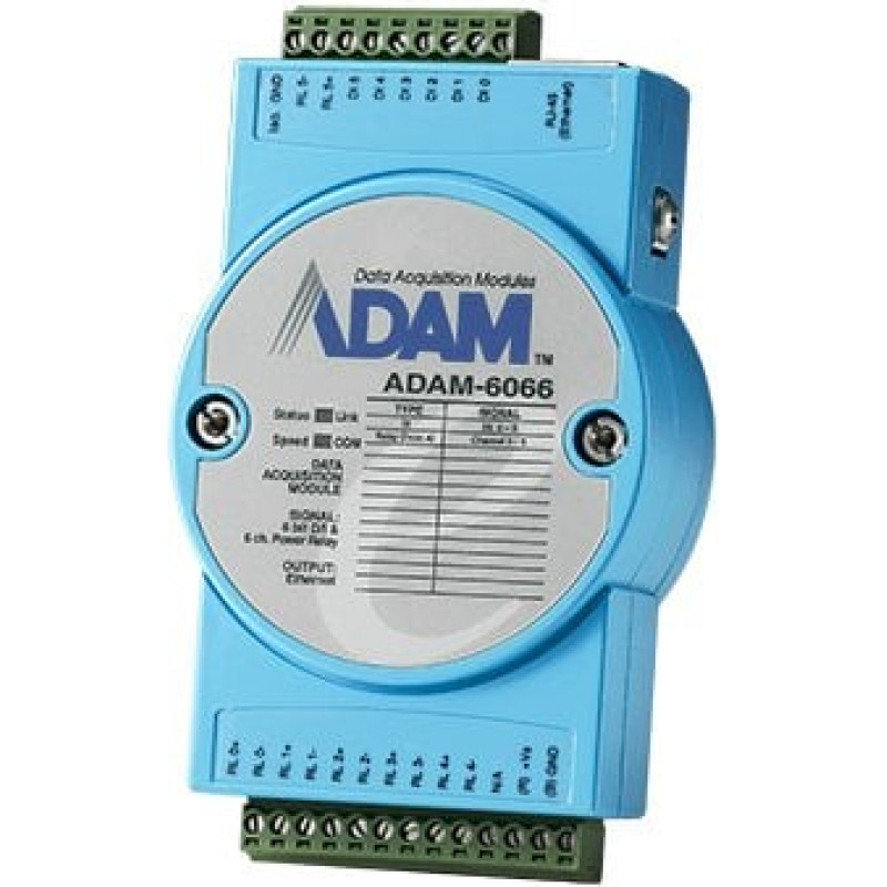 Advantech Advantech ADAM-6066-D cyfrowy/analogowy moduł WE/WY Cyfrowe i analogowe Kanał przekaźnikowy