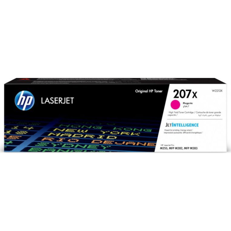 HP 207X LaserJet Toner Cartridge 3150 Pages Magenta W2213X