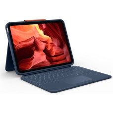 Logitech Logitech Rugged Combo 4 Touch - Tastatur und Foliohulle - mit Trackpad - Apple Smart connector - fur Apple 10.9-inch iPad (10. Generation)