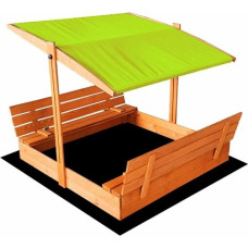 Static Control Piaskownica drewniana z daszkiem 120x120 cm
