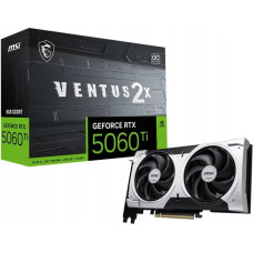 MSI Karta graficzna MSI GeForce RTX 5060 Ti Ventus 2X Plus 8GB GDDR7 DLSS4