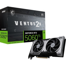 MSI Karta graficzna MSI GeForce RTX 5060 Ti Ventus 2X OC Plus 16GB GDDR7 DLSS4